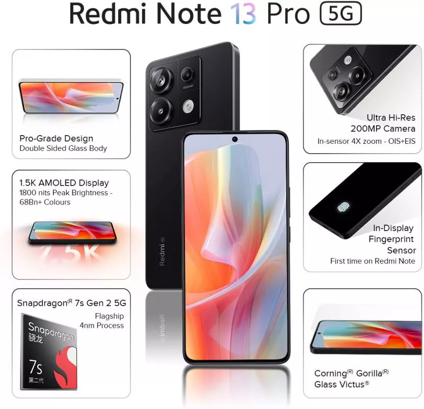 Redmi Note 13 5G vs Redmi Note 13 Pro 5G vs Redmi Note 13 Pro Plus 5G:  What's the Difference in Price, Specifications, Features - MySmartPrice