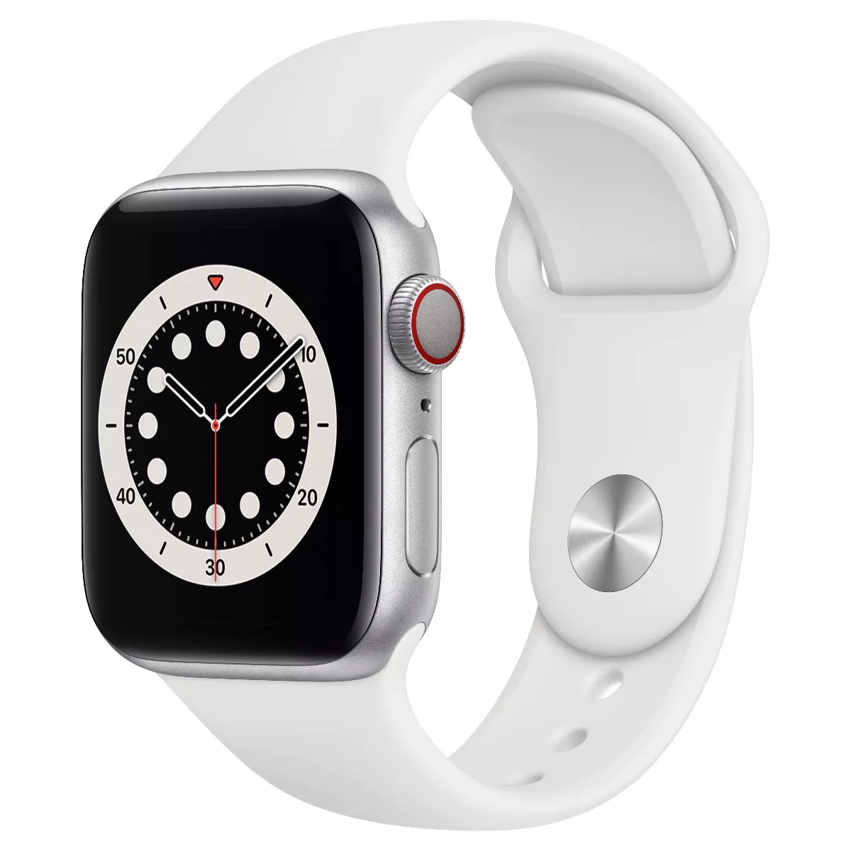 Buy Apple Watch S6 GPS + Cellular (40mm, Silver Aluminium Case