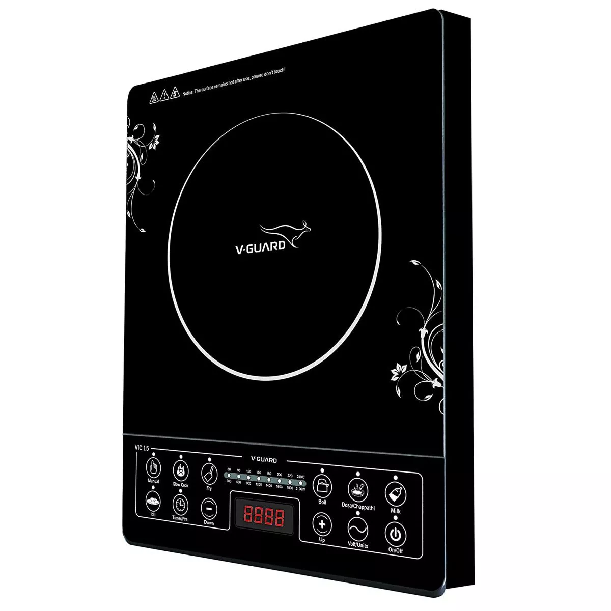 Buy V Guard VIC 150 2000W Induction Cooktop Black at the Best