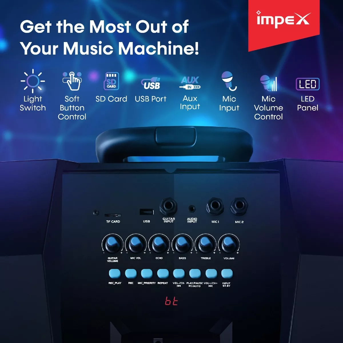 Impex trolley shop speaker ts1101