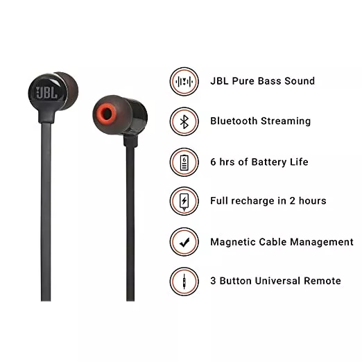 Jbl t110bt bluetooth earphones on sale