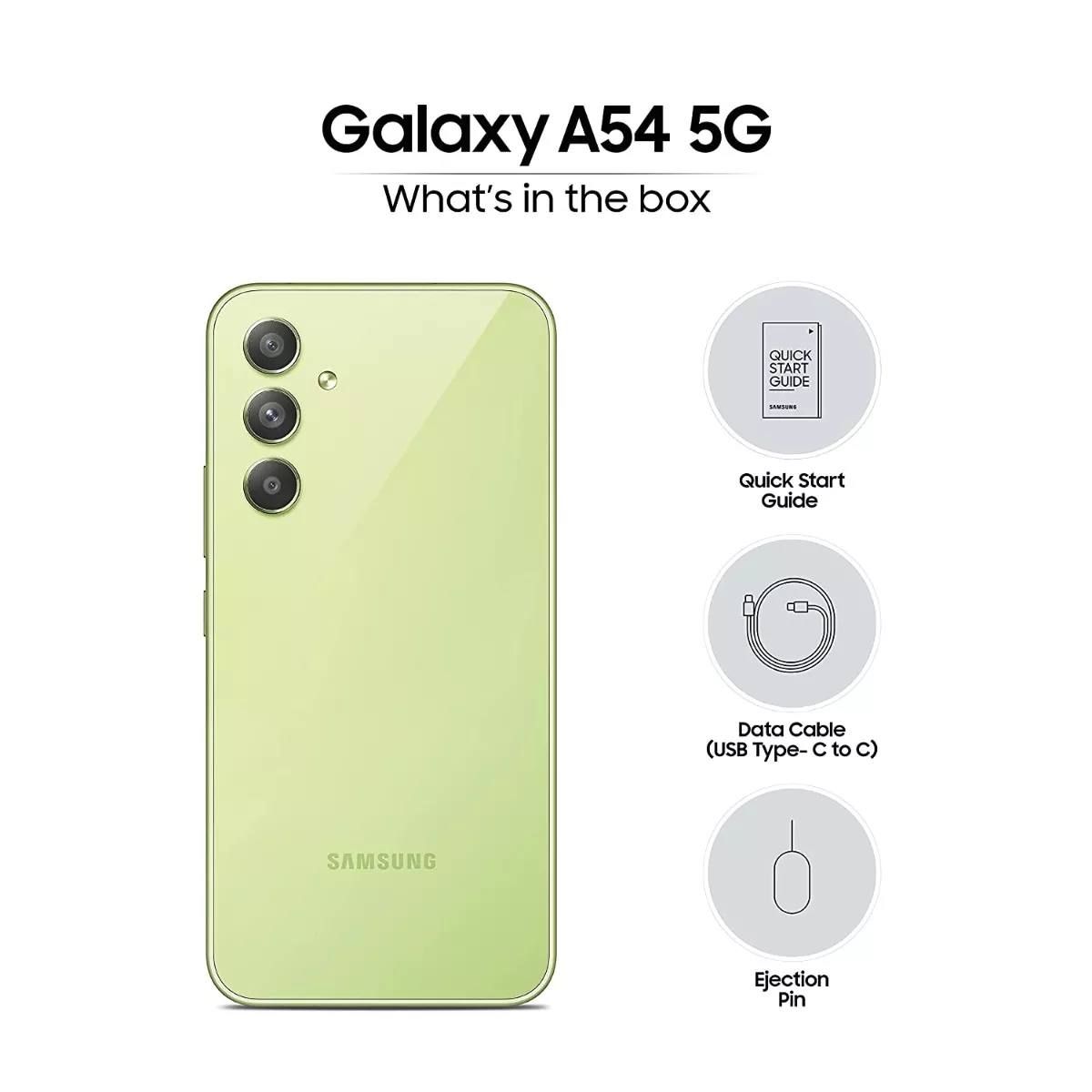 Samsung Galaxy A54 5G 8GB 128GB Lime, smartphones