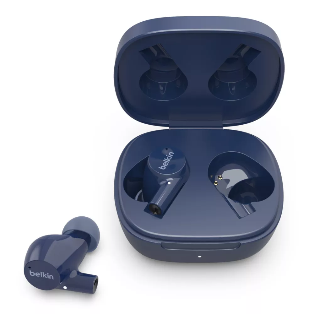 Blue wireless earphones deals