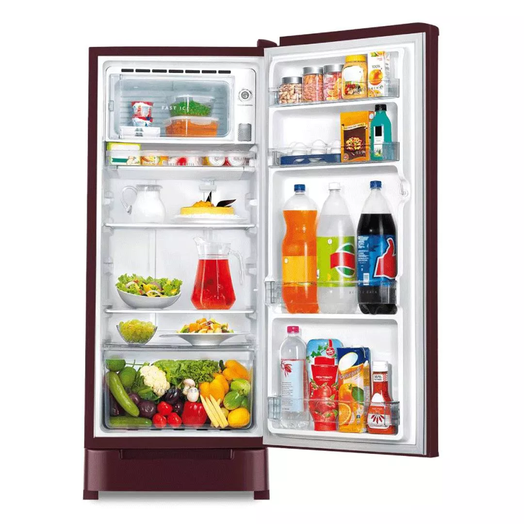 Whirlpool fridge sale maroon colour