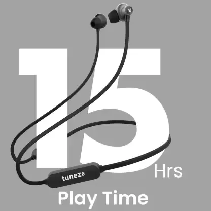 Buy Tunez Rhythm R30 Wireless Neckband Earphone Grey at the Best Price in India
