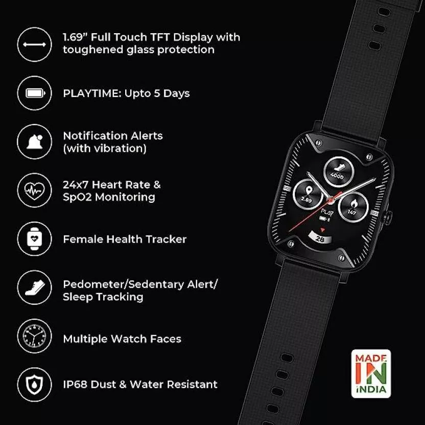 PLAY launches Flaunt 2 and Dial 3 Pro watches with AMOLED display and  advanced health tracking features - BusinessToday