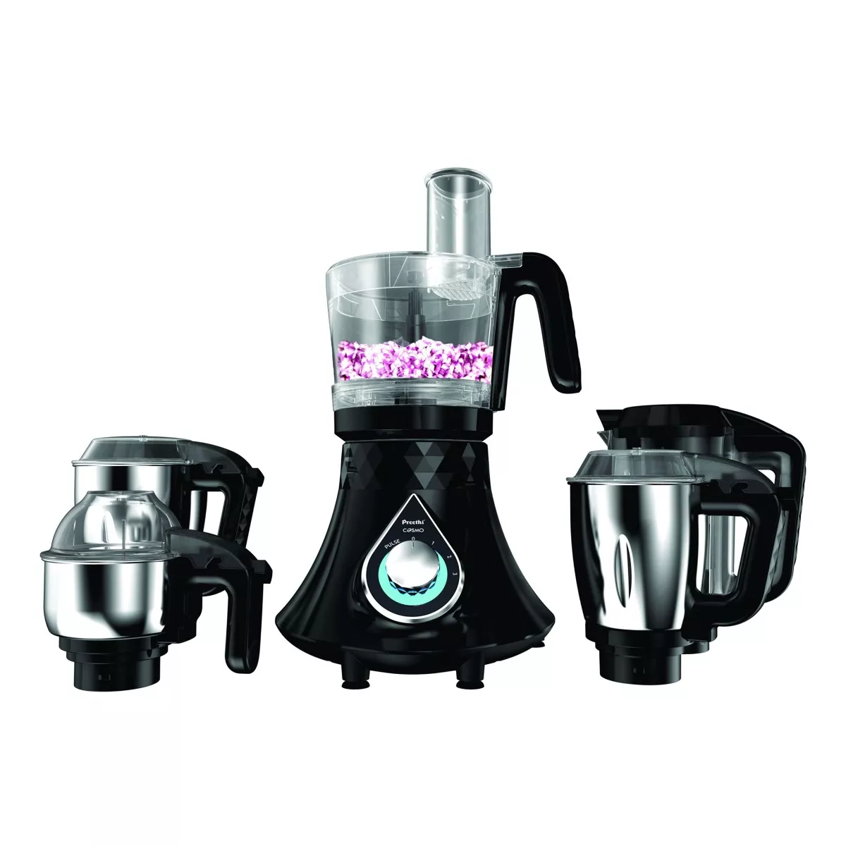 Preethi Zodiac Cosmo MG236 mixer grinder 750 watt with 5 jars includes –  BIKA - Buy Indian Kitchen Appliances