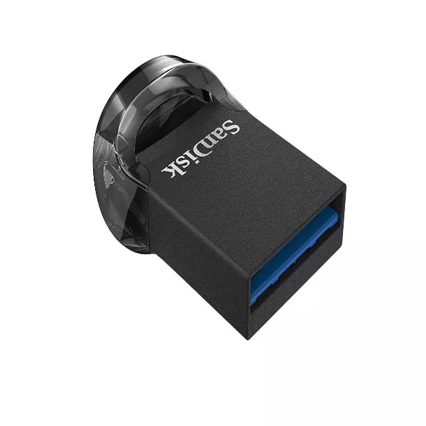 flaskehals tre ukuelige SanDisk 128GB Ultra Fit USB 3.1 128 GB ,Black (SDCZ430-128G-135)