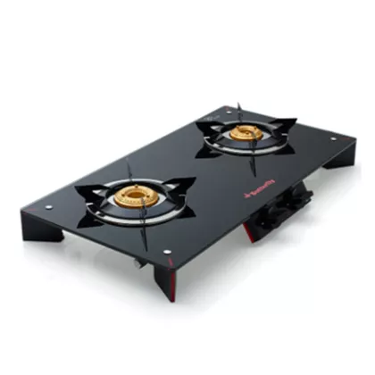 Butterfly 2 burner glass top gas stove price discount