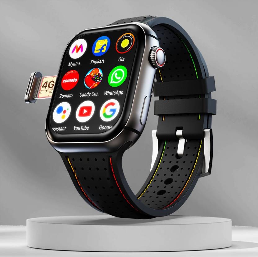 Fire-Boltt Dream WristPhone 4G, Smartwatch, Midnight Grace Strap