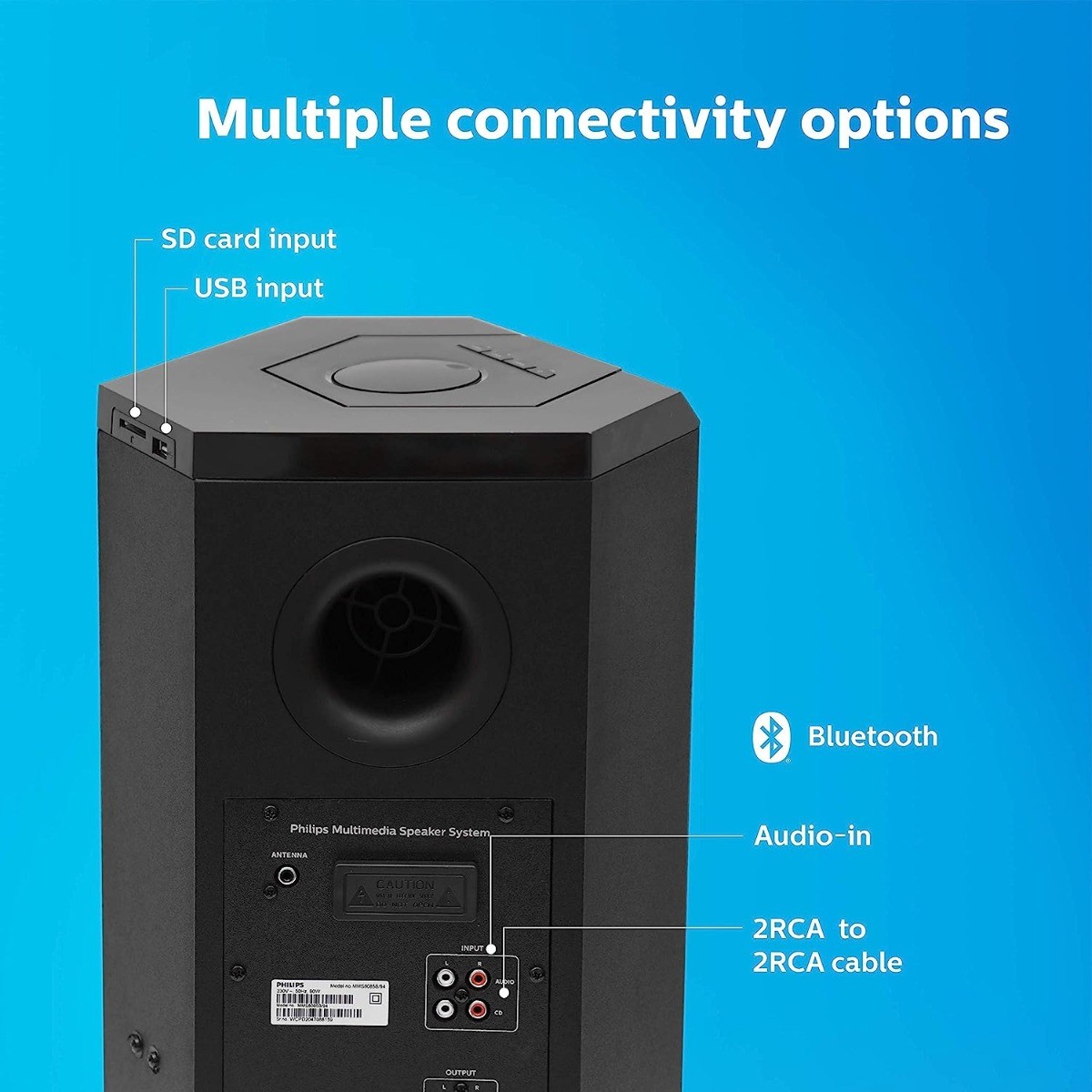 Coconut Multi Input Soundbar Philips Convertible Soundbar MMS8085B