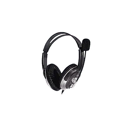 HP Wired Headset with Mic, Black (B4B09PA)