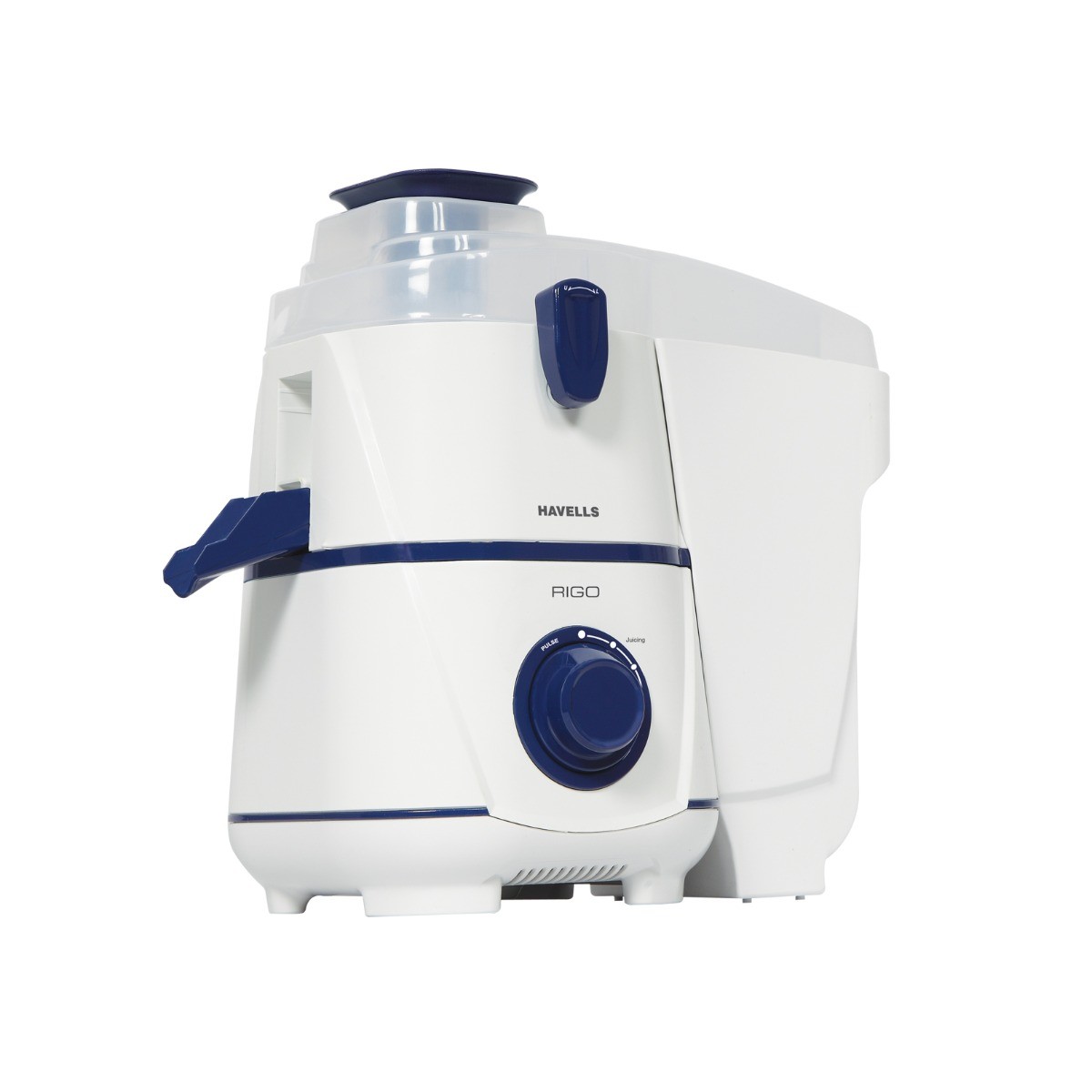 Havells Rigo Juicer Dark Blue 500w Havells 500w Rigo Juicer At INR