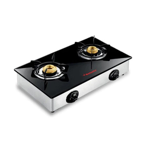 Brass Burners Butterfly Duo Glass Top Stove Buy Butterfly Radiant