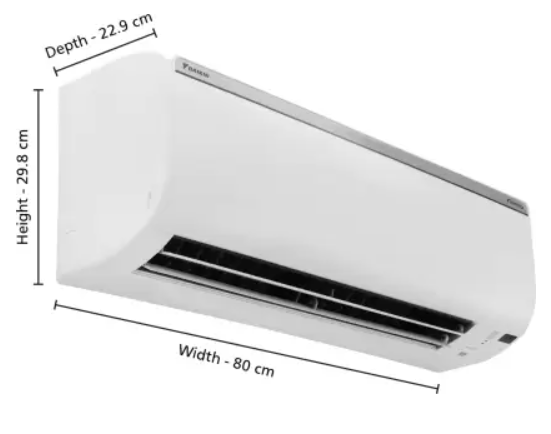 Buy Daikin Ton Star Split Inverter AC White FTKM35UV16W at