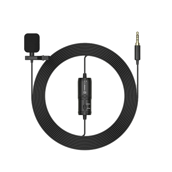 Buy Mirfak MC1 Lavalier Wired Microphone Collar Mic Black at