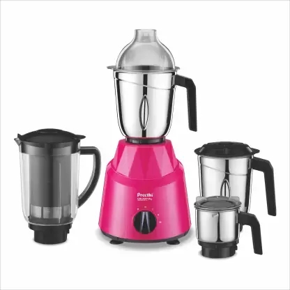 Buy Preethi Crown Plus Mixer Grinder 750 Watt with 4 Jars | Red | at ...