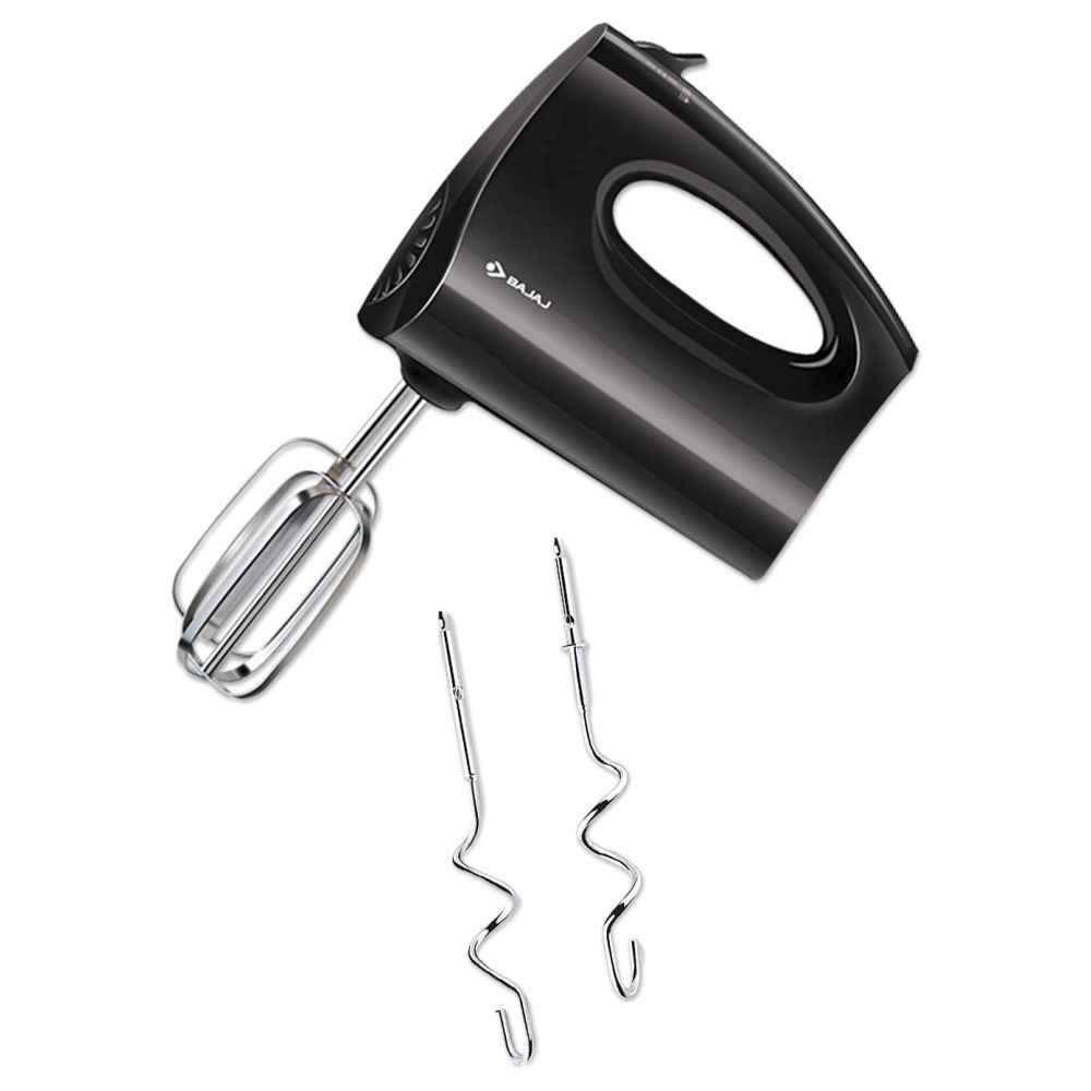 Buy Bajaj Majesty HM 02 Hand Blender with 250W Motor, Stainless Steel Dough Hooks at the Best