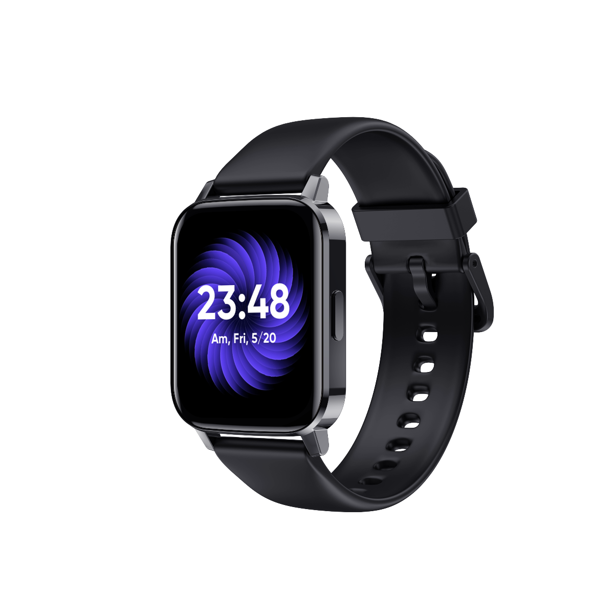 Dizo by realme TechLife Watch Smartwatch (Carbon Grey Strap, Regular)