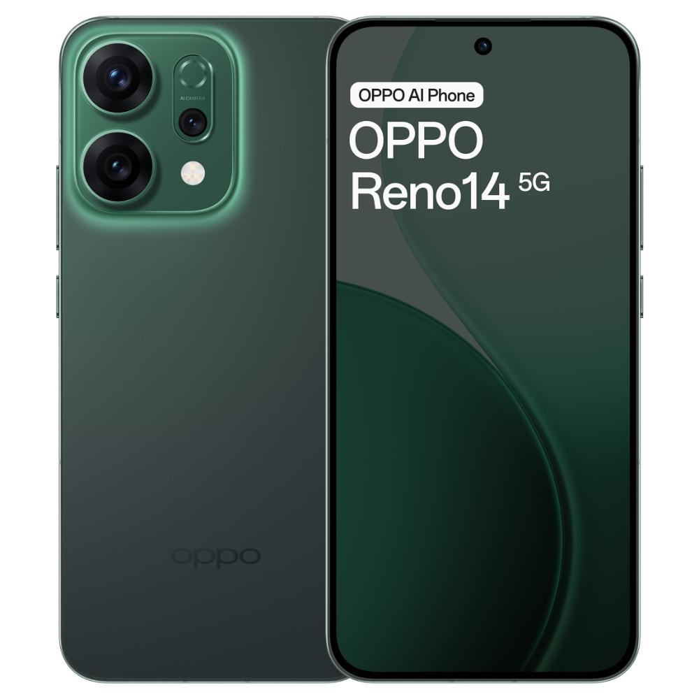 Buy Oppo Reno 14 5G 512 GB, 12 GB RAM, Forest Green, Mobile