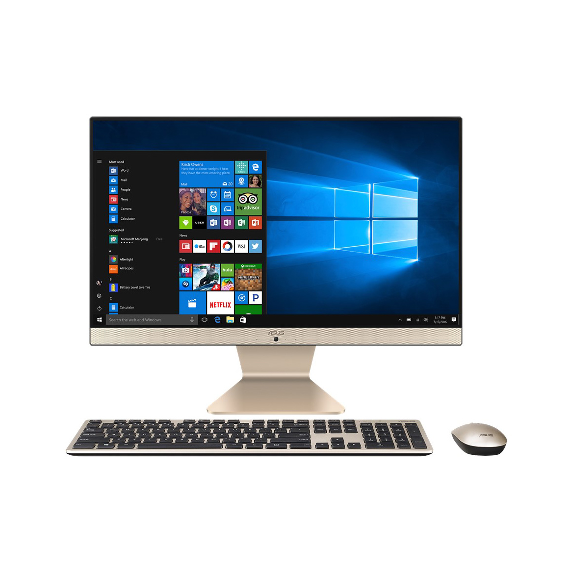 Asus All In One Desktop Pc Intel Core I3 u 4gb Ram 1tb Hdd Windows 10 21 5 Inch Fhd Display Windows 10 V222fak Ba041t Best Online Electronics Store Kerala Online Shopping Oxygen Digital