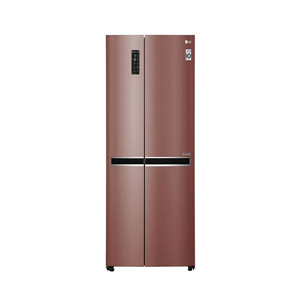 Buy Lg 687L Side By Side Refrigerator , Amber Steel (GCB247SVZV