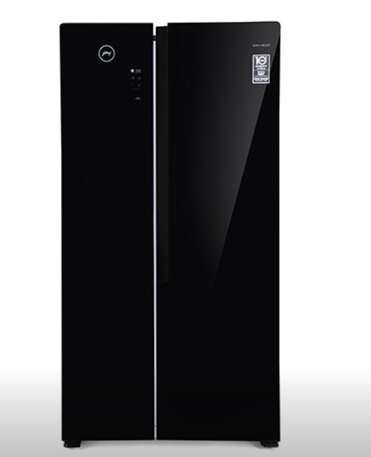 Buy Godrej 564 L Side By Side Frost Free Refrigerator RS EONVELVET 579 RFD GL BK Glass Black