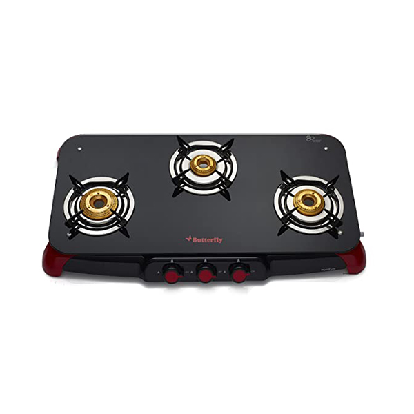 butterfly gas stove 3 burner automatic