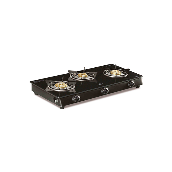 Buy VGUARD Sturdee 3C 3B Glass Top Gas Stove at the Best Price in India